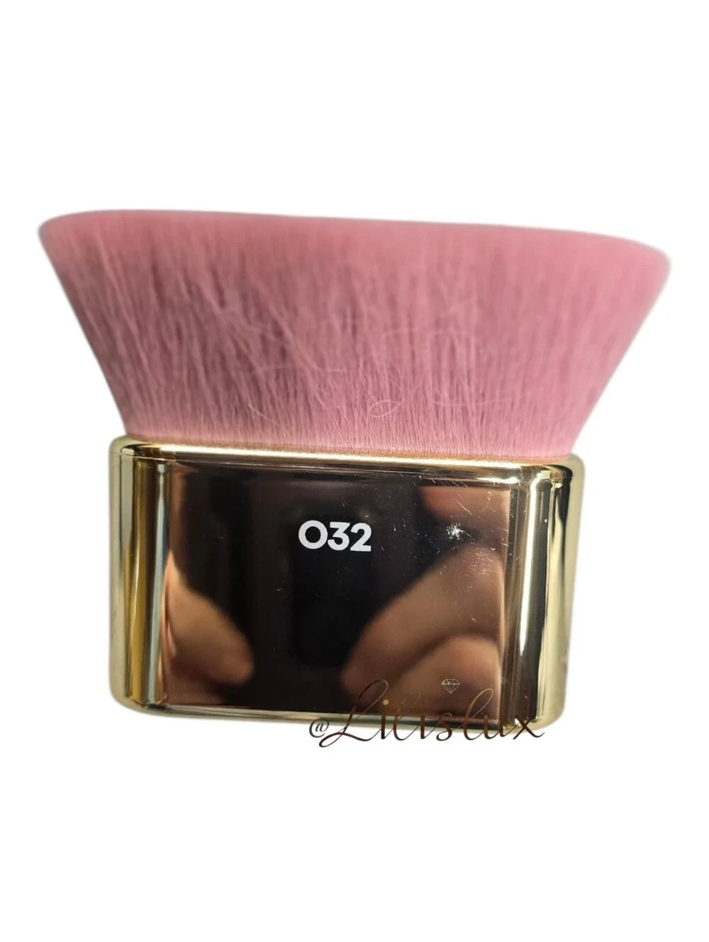 Real Techniques The Soft Glam  New! Pink Limited Edition 032 Curved Kabuki Brush